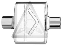 Pack of 6 Single Chamber Performance Race Exhaust Mufflers 2.5" Center