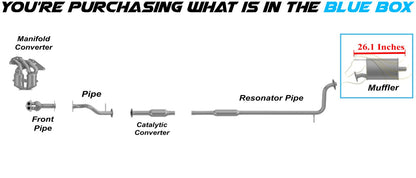2006-2012 Mitsubishi Eclipse 2.4L Exhaust Muffler