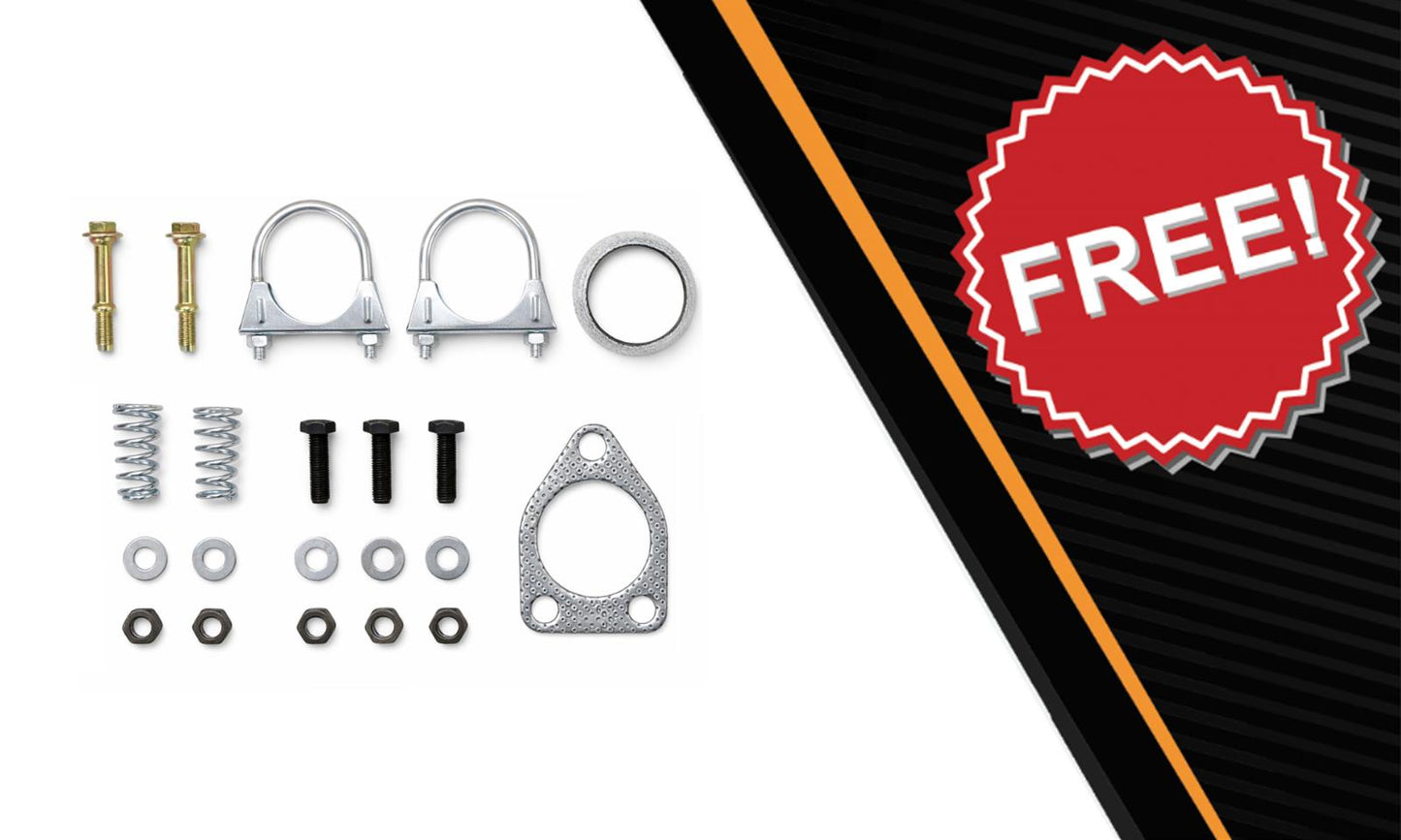 2014-2019 Mitsubishi Outlander 2.4L Catalytic with Resonator & Rear Muffler Exhaust Kit - EPA Approved