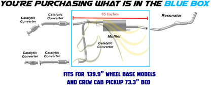 2007-2019 Nissan Frontier 4.0L Exhaust Muffler Assembly Kit