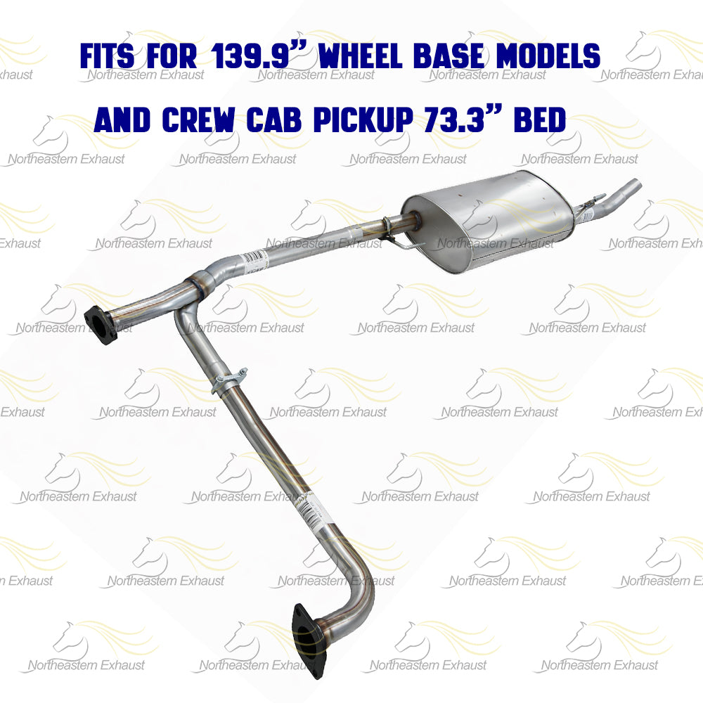 2007-2019 Nissan Frontier 4.0L Exhaust Muffler Assembly Kit