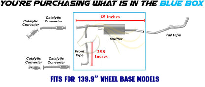 2009-2012 Suzuki Equator 4.0L Exhaust Muffler Assembly Kit