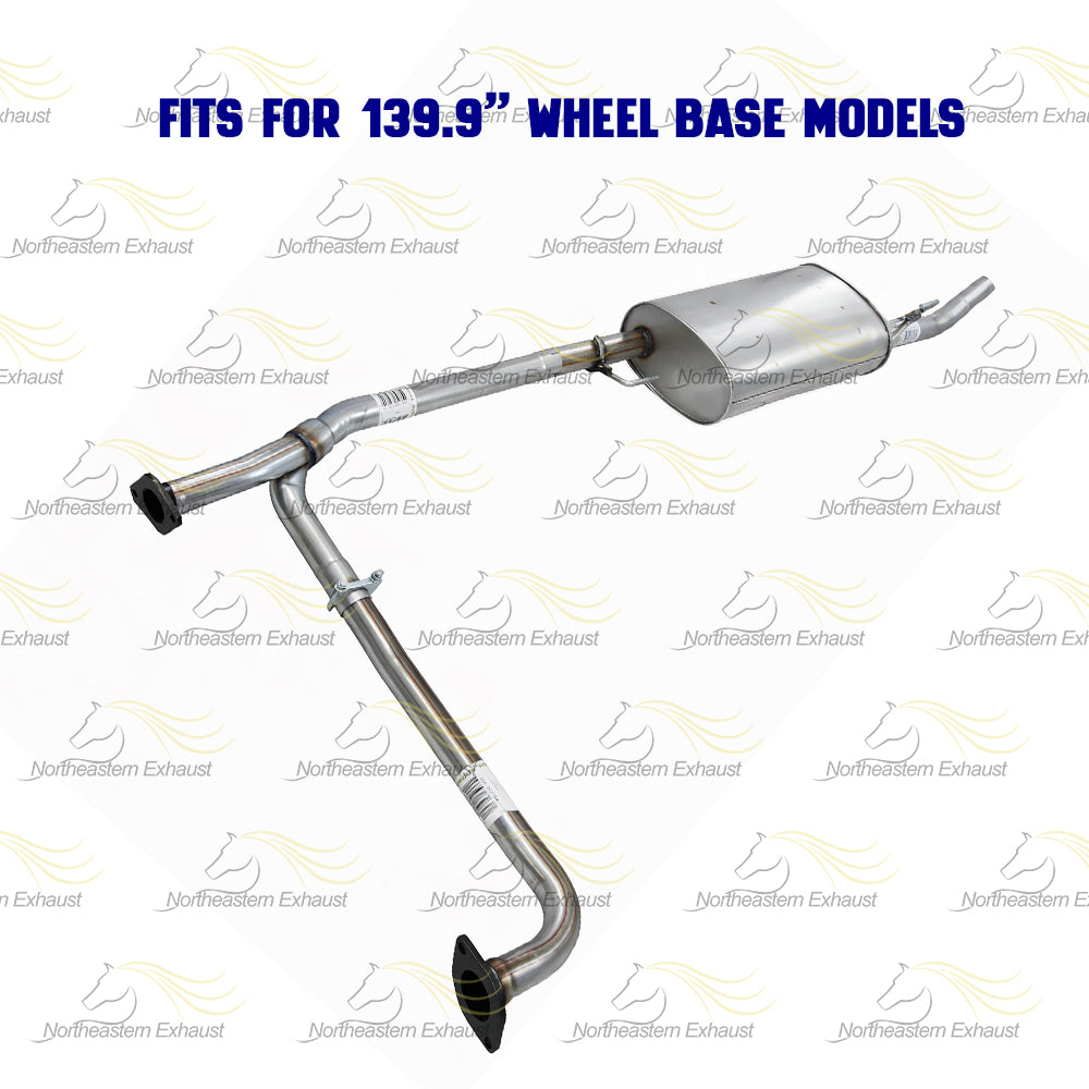 2009-2012 Suzuki Equator 4.0L Exhaust Muffler Assembly Kit