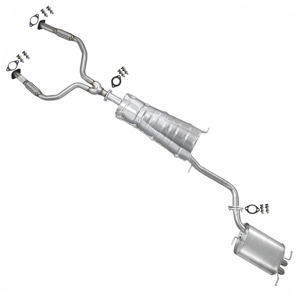 2004 Infiniti G35 3.5L Direct Fit Y-Pipe Center and Rear Muffler Exhaust Kit