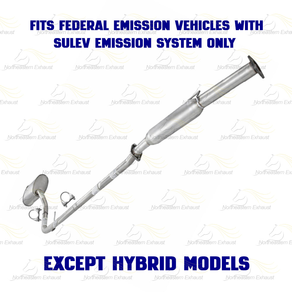 2011-2014 Hyundai Sonata 2.4L Intermediate Pipe & Resonator w/ Muffler Exhaust Kit - Direct Fit