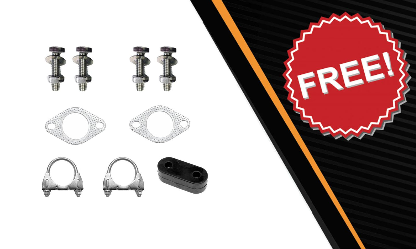 2011-2014 Hyundai Sonata 2.4L Intermediate Pipe & Resonator Pipe Exhaust Kit - Direct Fit