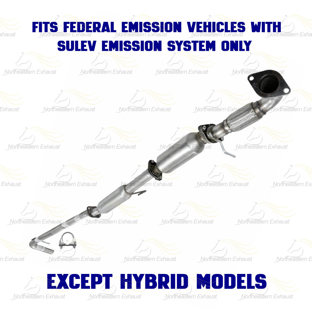 2011-2014 Hyundai Sonata 2.4L Front Pipe w/ Catalytic & Intermediate Pipe w/ Resonator Exhaust Kit
