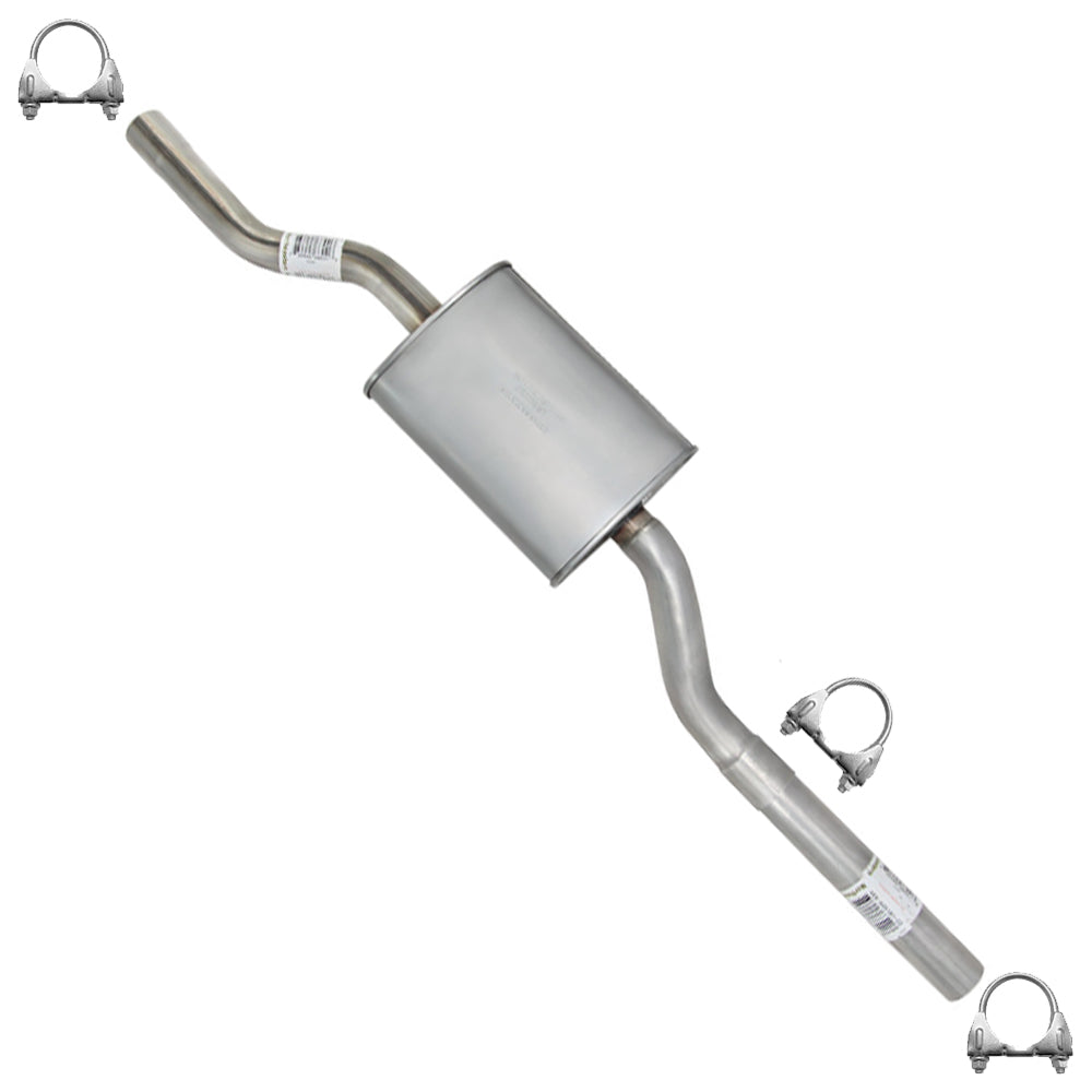 Stainless Steel Exhaust Resonator Pipe for 2012-2014 2.0L and 2011-2014 3.5L Ford Edge