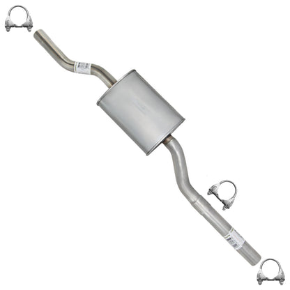 Stainless Steel Exhaust Resonator Pipe for 2012-2014 2.0L and 2011-2014 3.5L Ford Edge