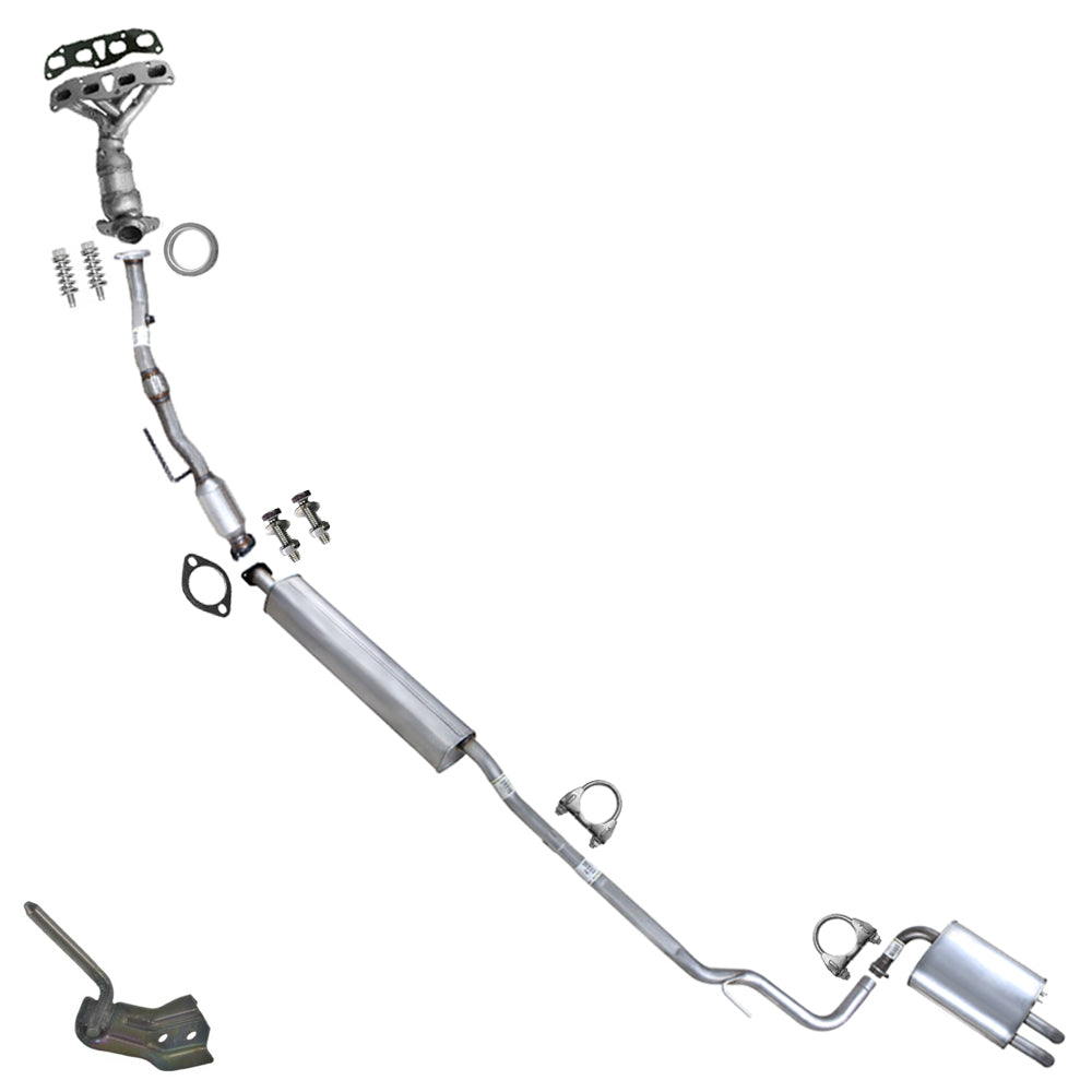 2002-2006 Nissan Altima 2.5L Stainless Steel Complete Exhaust System | Federal Emissions