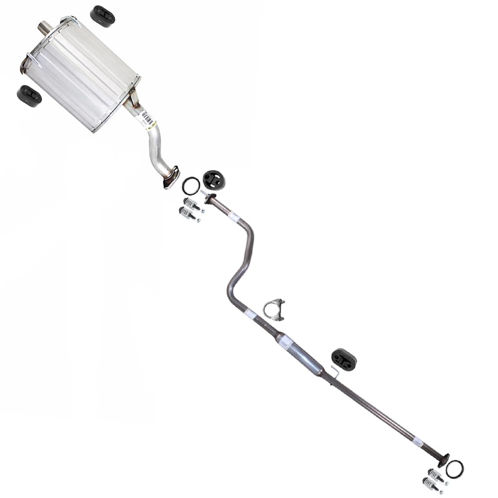 1996-2000 Honda Civic 1.6L Hatchback Exhaust Resonator Pipe and Muffler