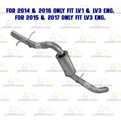 2014-2017 Chevy Silverado 1500 4.3L Stainless Steel Exhaust Tail Pipe