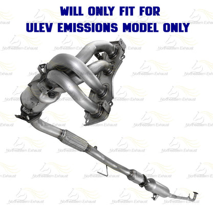 2010-2011 Toyota Camry 2.5L Front Manifold & Rear Catalytic w/ Resonator System Kit