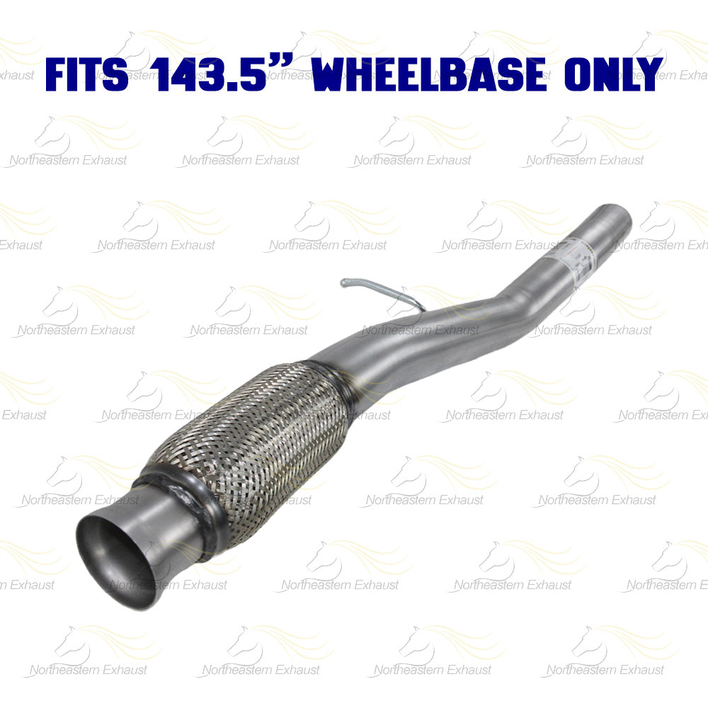 2014-2017 Silverado & Sierra 1500 4.3L 143.5in WB Stainless Steel Exhaust Pipe