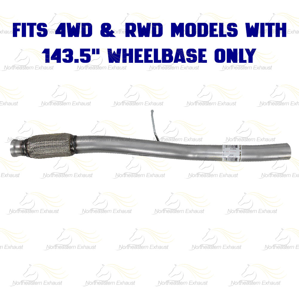 2014-2018 Chevy Silverado & GMC Sierra 1500 5.3L 143.5in WB Stainless Steel Exhaust Pipe