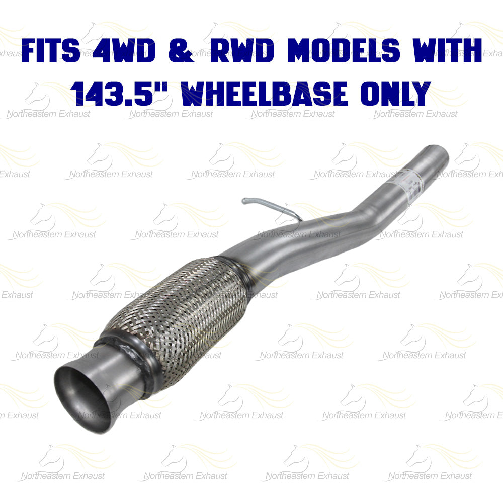 2014-2018 Chevy Silverado & GMC Sierra 1500 5.3L 143.5in WB Stainless Steel Exhaust Pipe