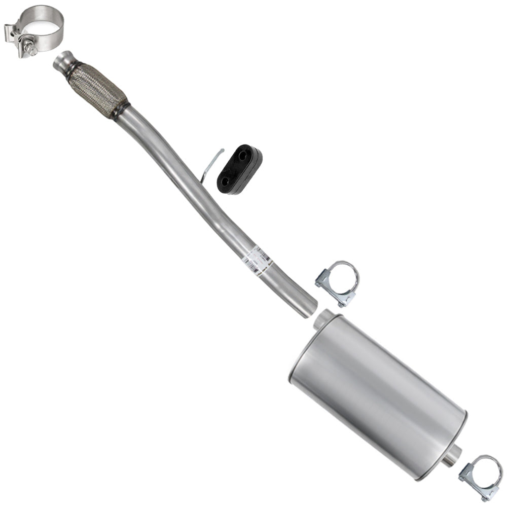 2014-2017 GMC Sierra 1500 4.3L & 5.3L Stainless Steel Exhaust Pipe w/ Muffler Kit