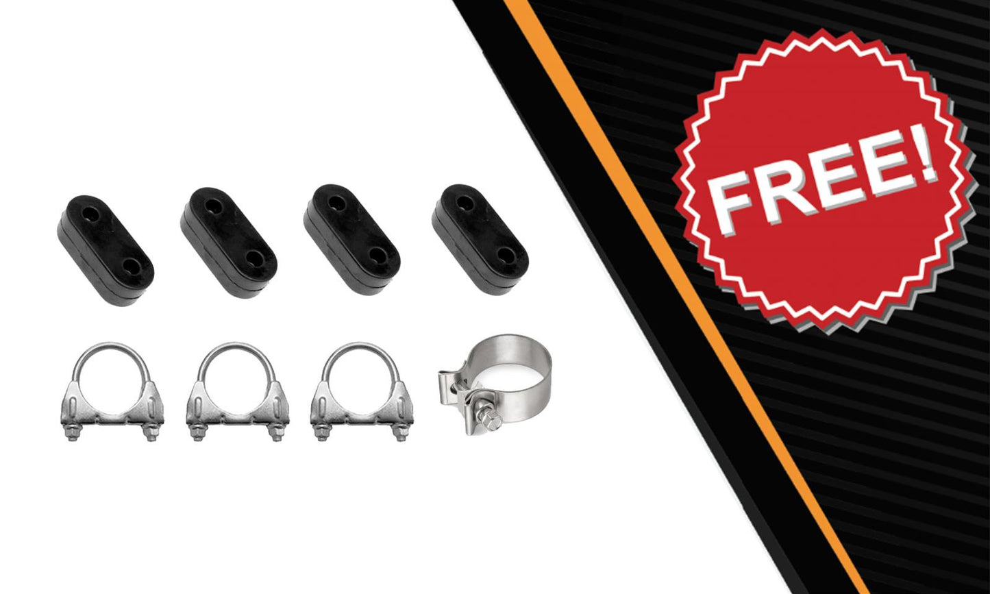 2014-2017 Chevy Silverado 1500 4.3L, 5.3L Stainless Steel Catalytic Back Exhaust Kit 143.5" WB