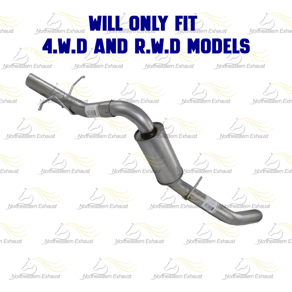2014-2017 GMC Sierra 1500 5.3L 4WD/RWD Stainless Steel Exhaust Tail Pipe