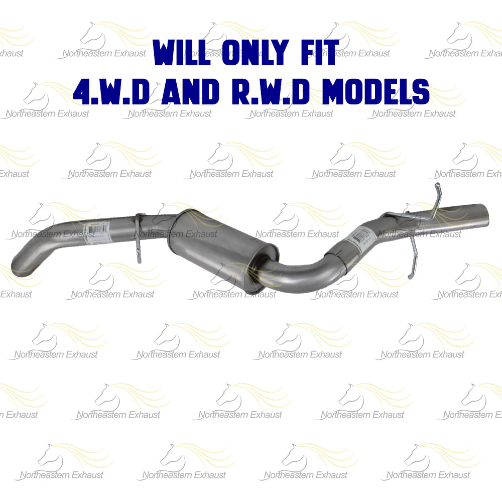 2014-2017 GMC Sierra 1500 5.3L 4WD/RWD Stainless Steel Exhaust Tail Pipe