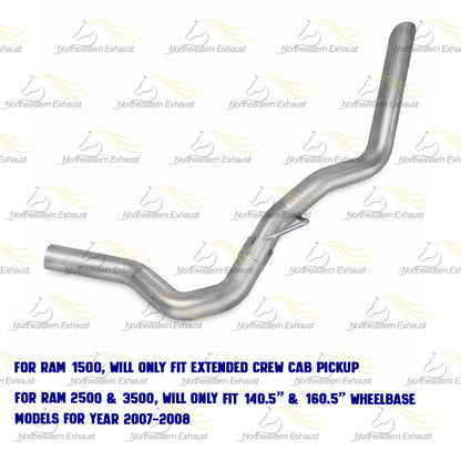 Exhaust Tail pipe for 2006-2008 Dodge RAM 1500 5.7L | 2003-2009 Dodge RAM 2500 5.7L | 2003-2008 Dodge RAM 3500 5.7L