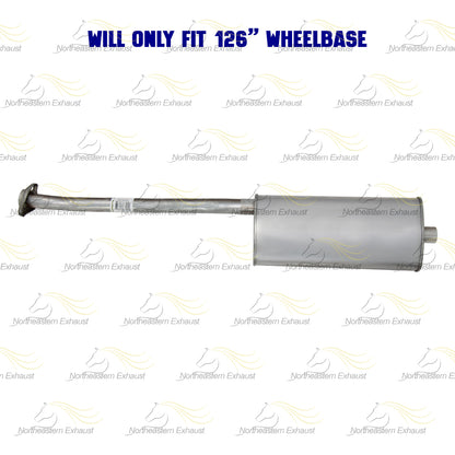 Stainless Steel Exhaust Pipe Muffler Kit fits: 1998-2000 Ford Ranger 3.0L | 1998-2000 Ford Ranger 4.0L