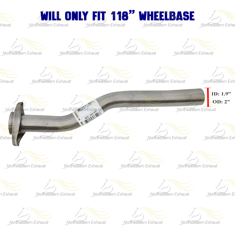 Exhaust Pipe for 2001-2003 Ford Ranger 2.3L | 1998-2001 Ford Ranger 2.5L