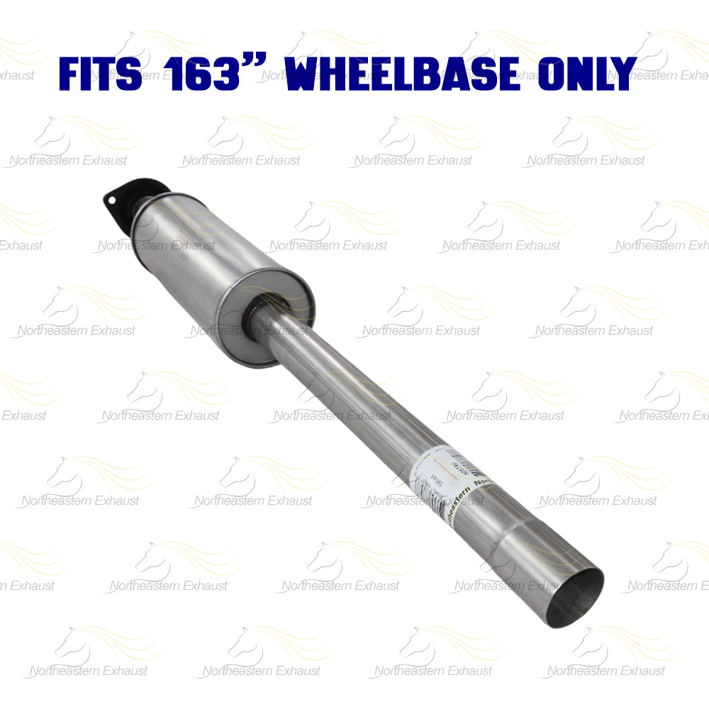 2011-2014 Ford F-150 3.5L/3.7L 163"WB Stainless Steel Exhaust Resonator Pipe