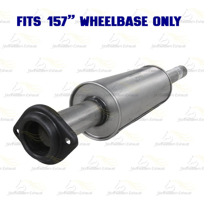 2011-2014 Ford F-150 3.5L/3.7L 157in WB Stainless Steel Exhaust Resonator Pipe