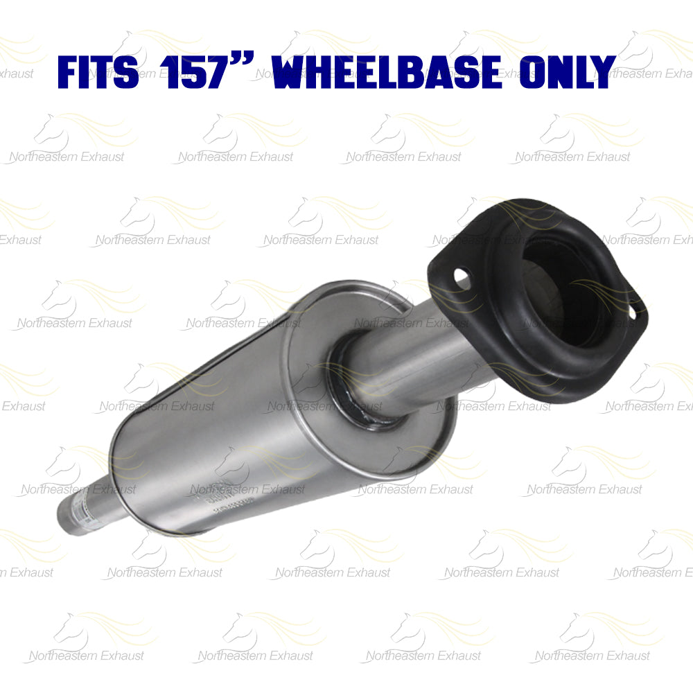 2011-2014 Ford F-150 5.0L/6.2L 157in WB Stainless Steel Exhaust Resonator Pipe
