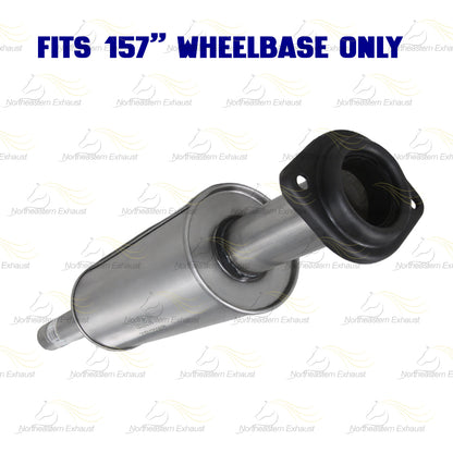 2011-2014 Ford F-150 5.0L/6.2L 157in WB Stainless Steel Exhaust Resonator Pipe