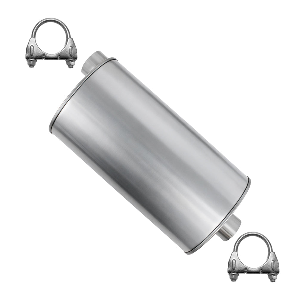 2014-2017 Silverado 1500 Sierra 1500 5.3L Stainless Steel Exhaust Muffler | 4WD & RWD