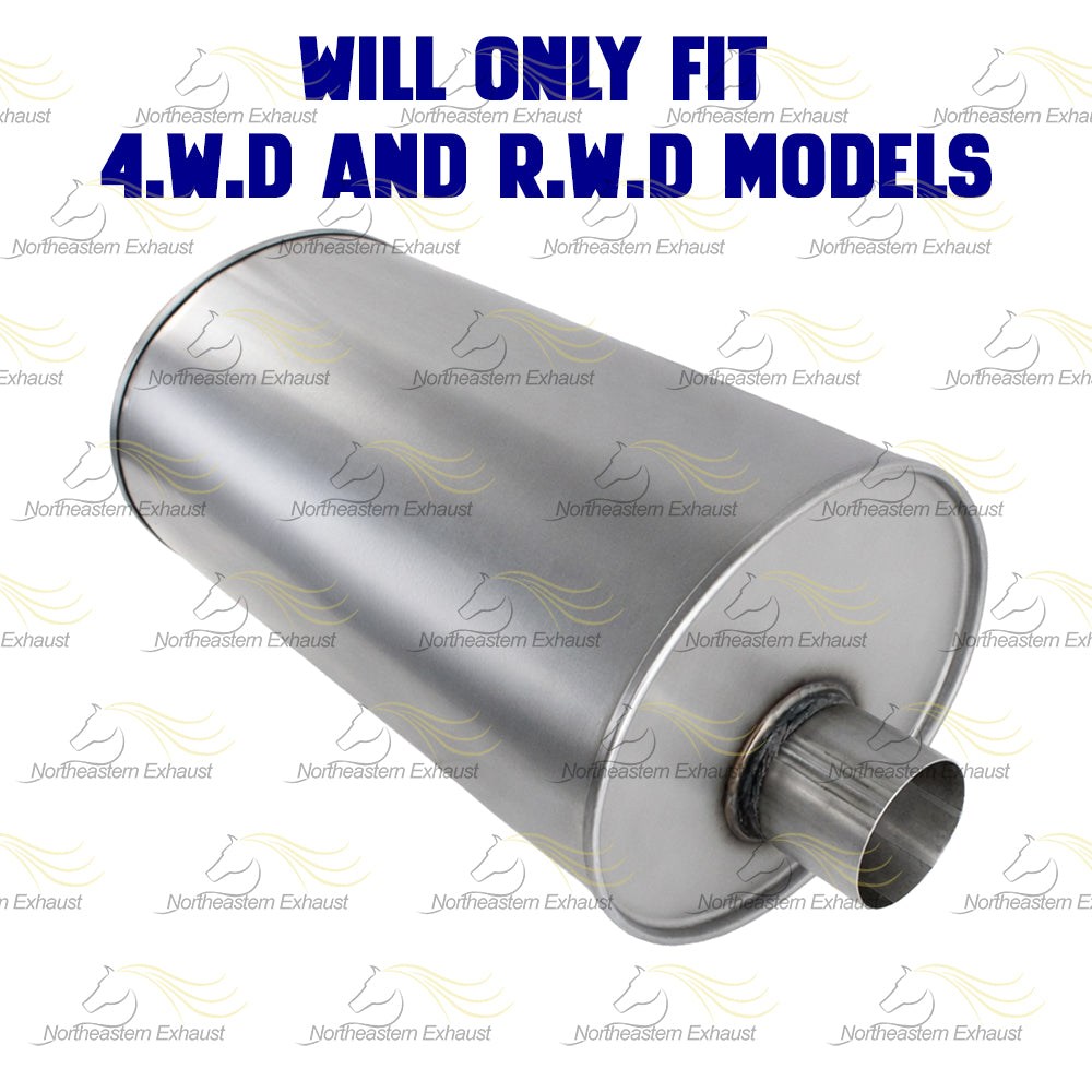 2014-2017 Silverado 1500 Sierra 1500 5.3L Stainless Steel Exhaust Muffler | 4WD & RWD