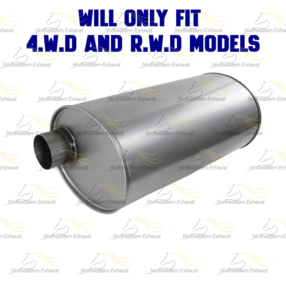 2014-2017 Silverado 1500 Sierra 1500 5.3L Stainless Steel Exhaust Muffler | 4WD & RWD