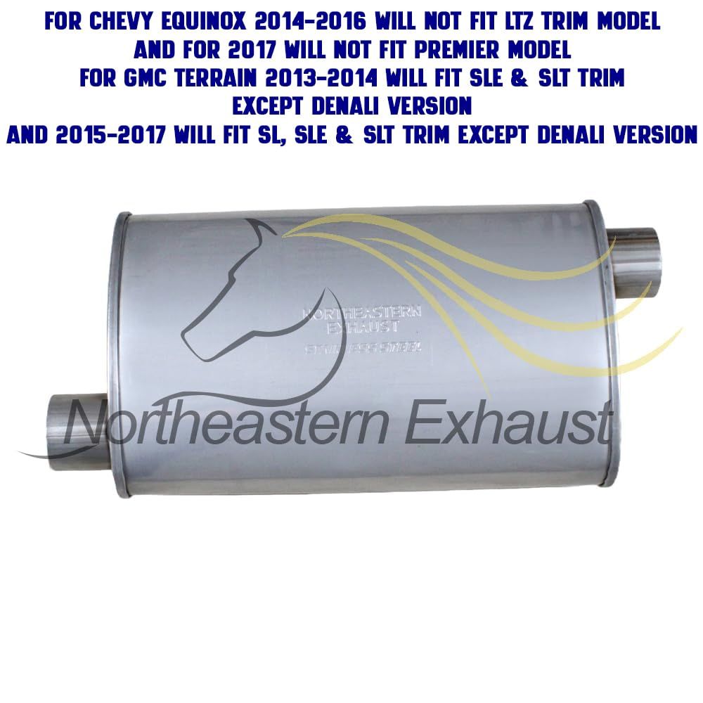 2010-2017 Chevy Equinox 2.4L and 2010-2017 GMC Terrain 2.4L Cat-back Exhaust System