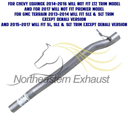 2010-2017 Chevy Equinox 2.4L and 2010-2017 GMC Terrain 2.4L Cat-back Exhaust System