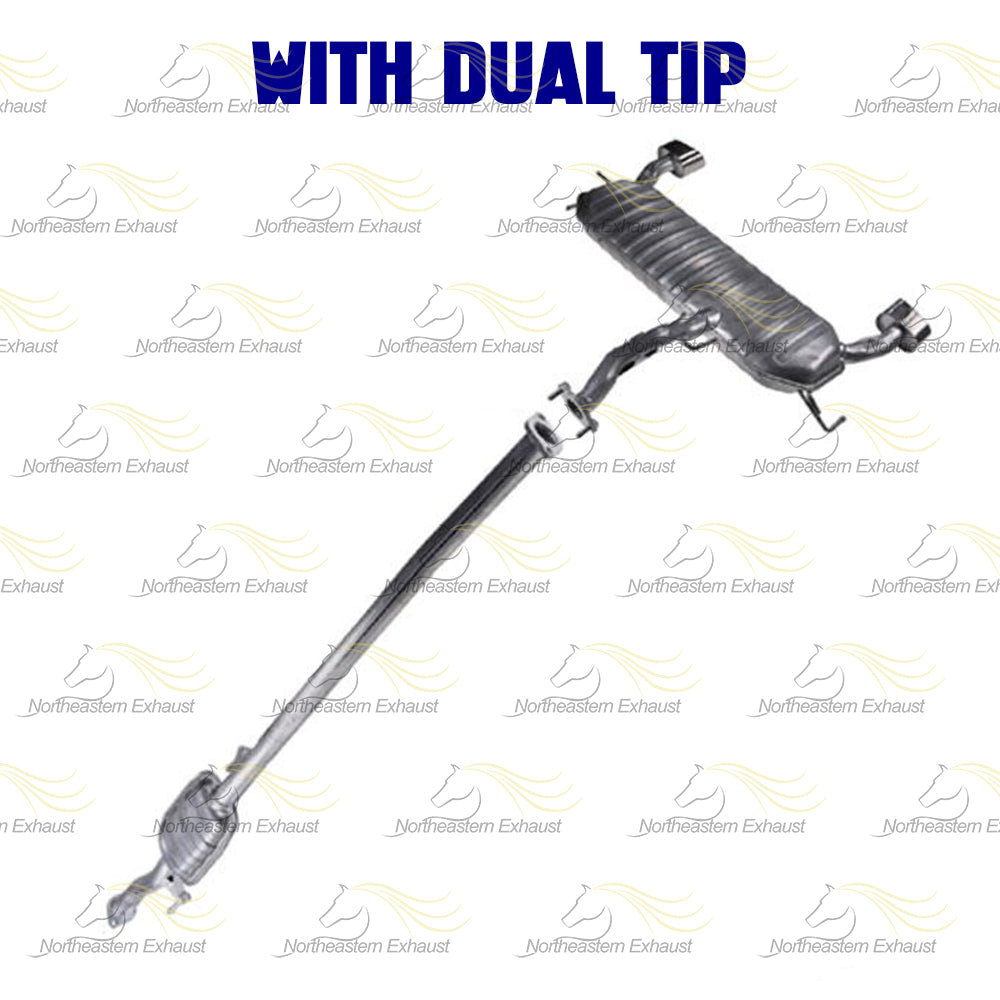 Resonator Pipe Muffler Exhaust System Kit fits: 2008-2010 Kia Sportage 2.0L AWD