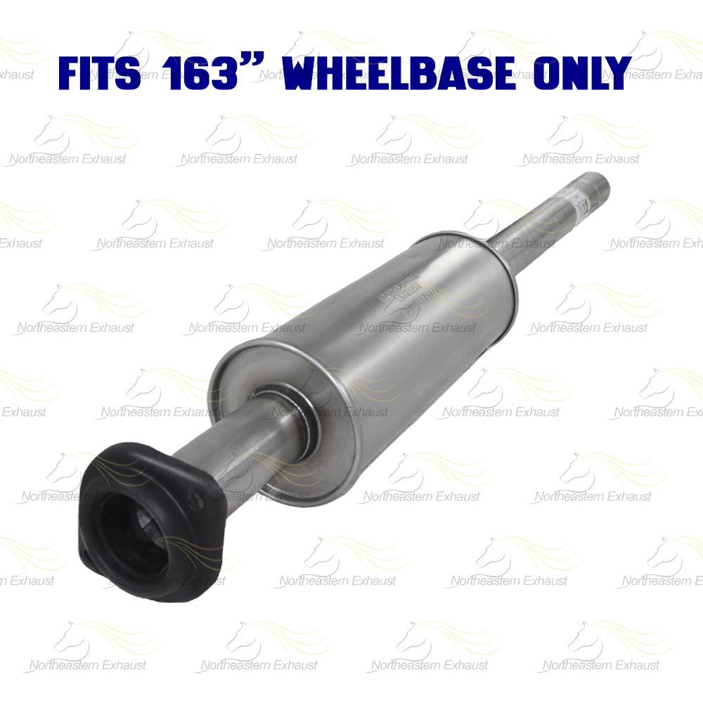 2011-2014 Ford F-150 3.5L Stainless Steel Exhaust Resonator & Flex Pipe Kit 163" WB