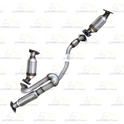 EPA Approved Catalytic & Exhaust Pipes System Kit fit 2009-2017 Chevy Traverse 3.6L