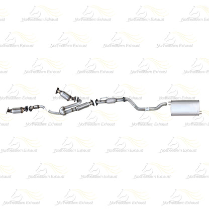 EPA Catalytic with Exhaust Pipes and Muffler Kit fits: 2017 GMC Acadia Limited 3.6L