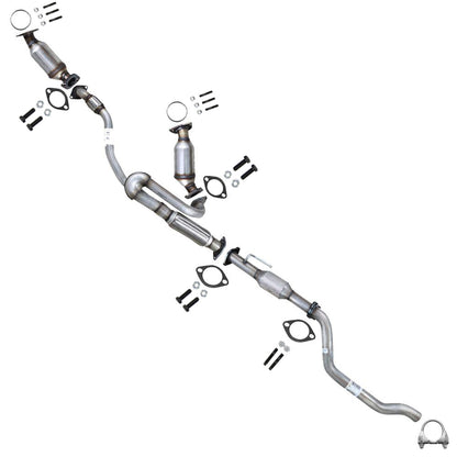 2009-2010 Saturn Outlook 3.6L Exhaust Catalytic Converters, Y Pipe and Intermediate Pipe