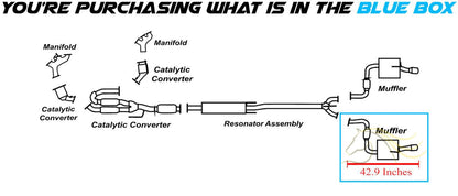 2009-2014 & 2016-2019 Nissan Maxima 3.5L Exhaust Muffler | Driver-side