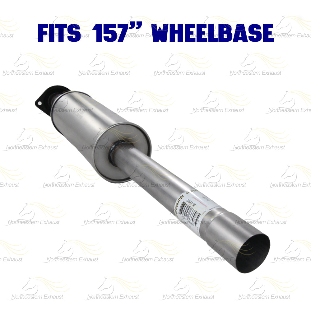 2011-2014 Ford F-150 3.5L 157in WB Stainless Steel Exhaust Resonator and Flex Pipe Kit