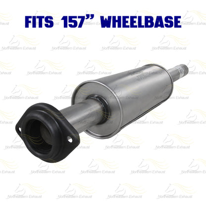 2011-2014 Ford F-150 3.5L 157in WB Pair of Exhaust Catalytic Resonator & Flex Pipe Kit - EPA Approved