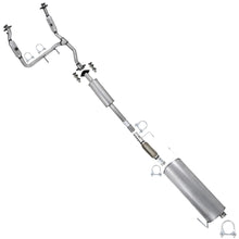 2011-2014 Ford F-150 3.5L 157in WB Pair of Exhaust Catalytic w/ Resonator Flex Pipes & Muffler Kit - EPA Approved