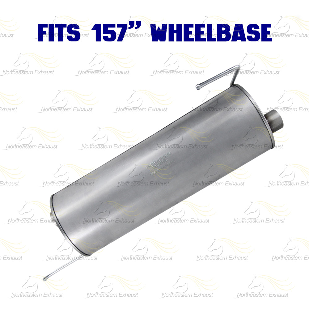 2011-2014 Ford F-150 3.5L 157in WB Pair of Exhaust Catalytic w/ Resonator Flex Pipes & Muffler Kit - EPA Approved