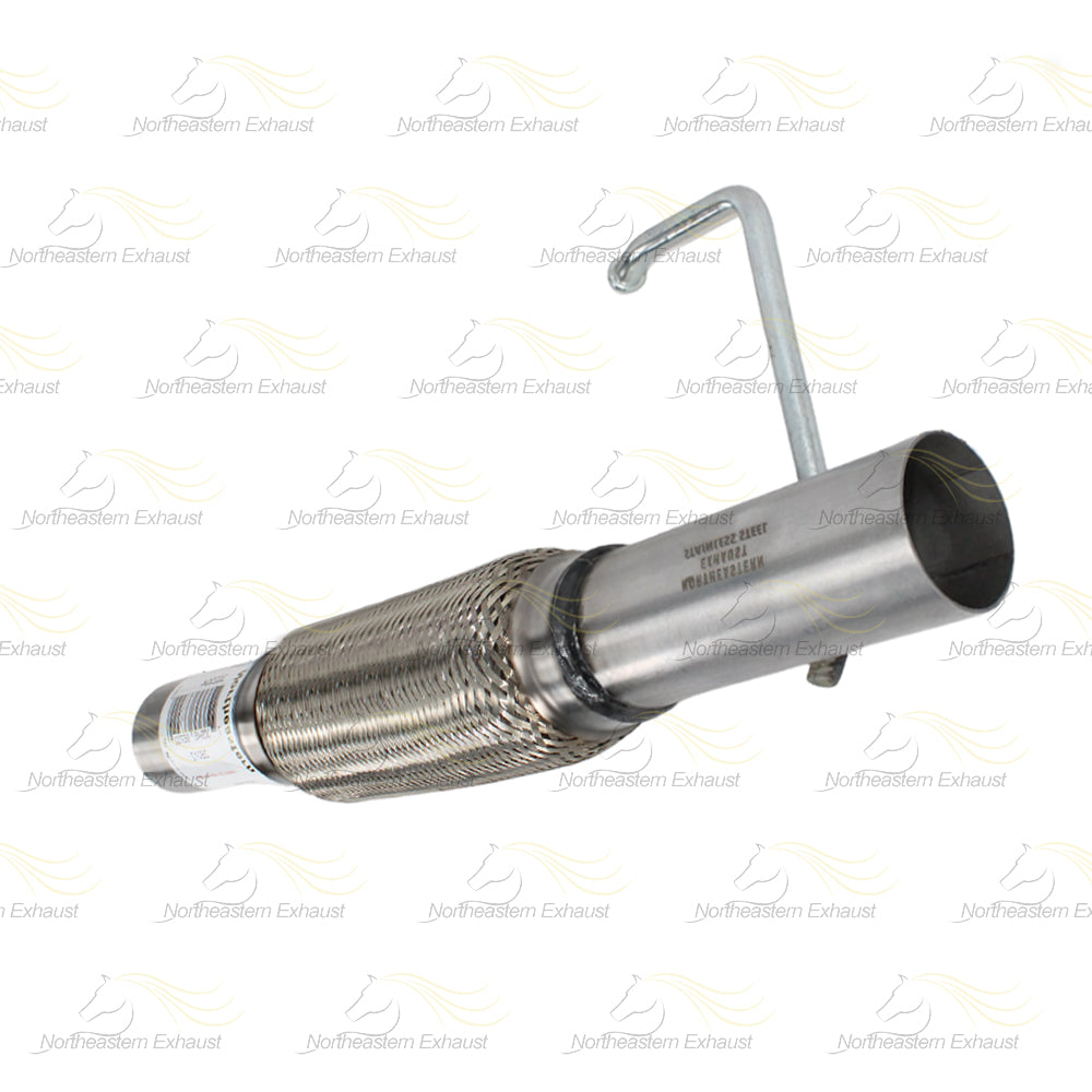 2011-2014 Ford F-150 3.5L Stainless Steel Exhaust Flex Pipe with Muffler Exhaust Kit