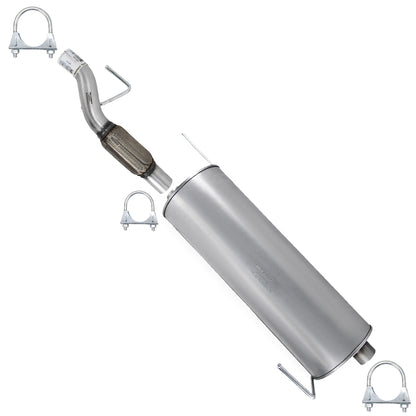 2011-2014 Ford F-150 3.7L Stainless Steel Exhaust Flex Pipe with Muffler