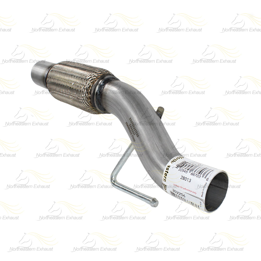 2011-2014 Ford F-150 3.7L Stainless Steel Exhaust Flex Pipe with Muffler