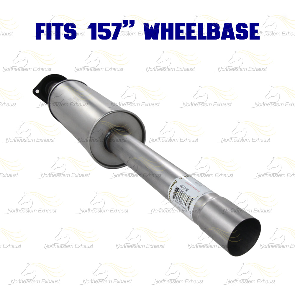 2011-2014 Ford F-150 3.7L 157in WB Stainless Steel Exhaust Resonator and Flex Pipe Kit